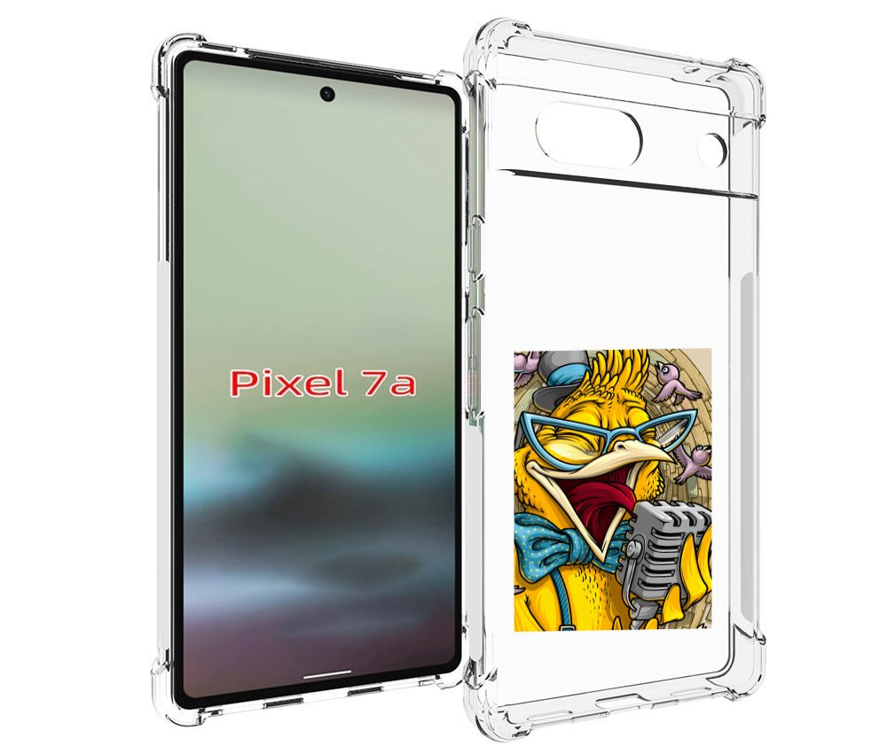 

Чехол MyPads поющая птичка для Google Pixel 7A, Tocco