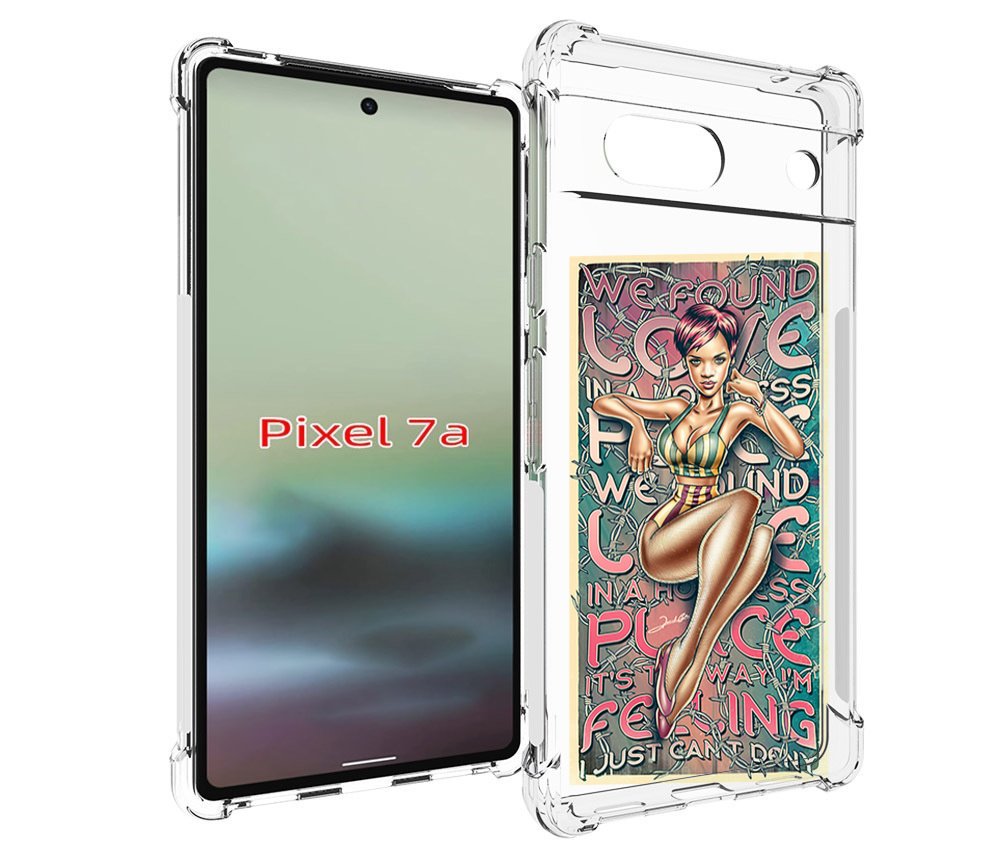

Чехол MyPads постер-рианна для Google Pixel 7A, Tocco