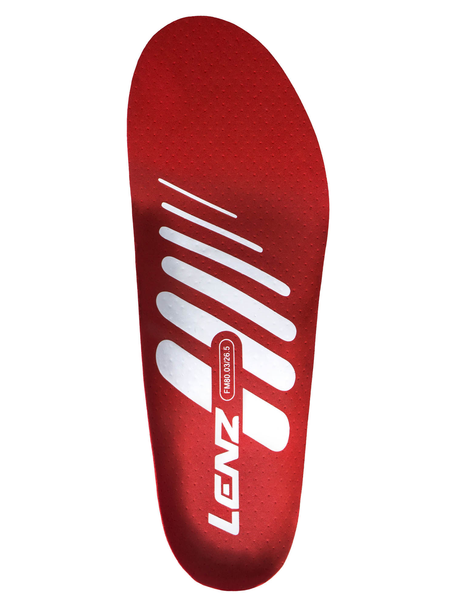 Стельки унисекс Lenz Insole Top Comfort красные 47 EU