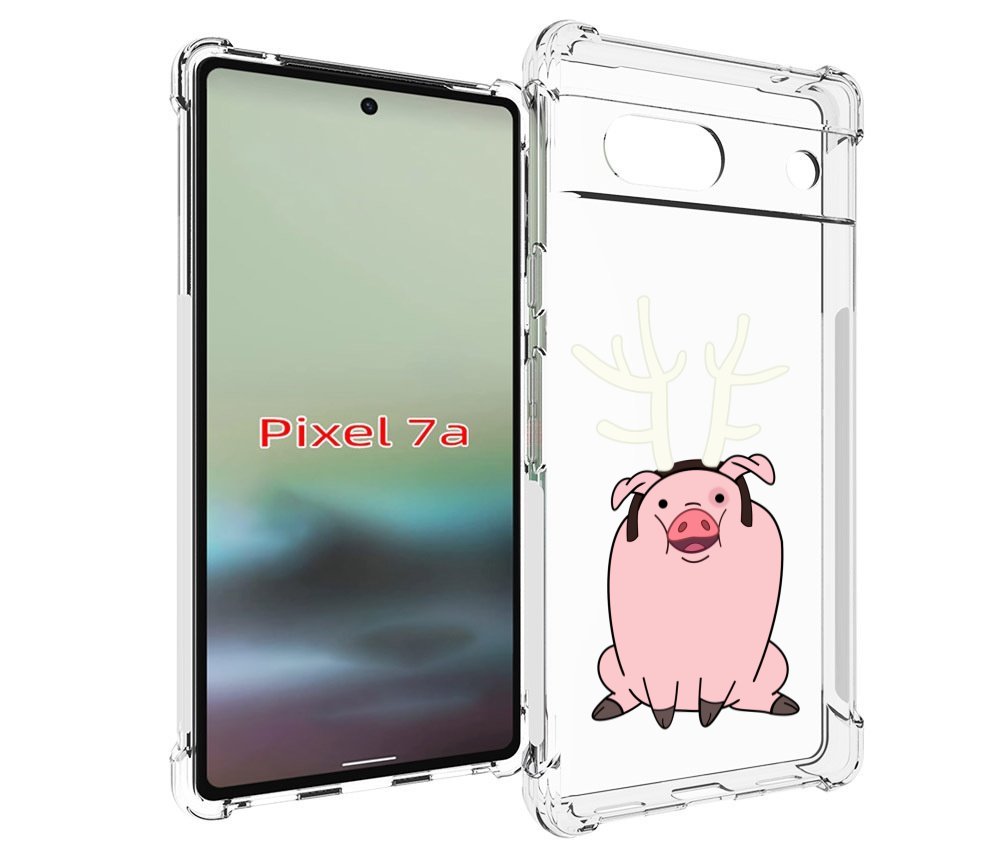 

Чехол MyPads поросенок-с-рогами для Google Pixel 7A, Tocco