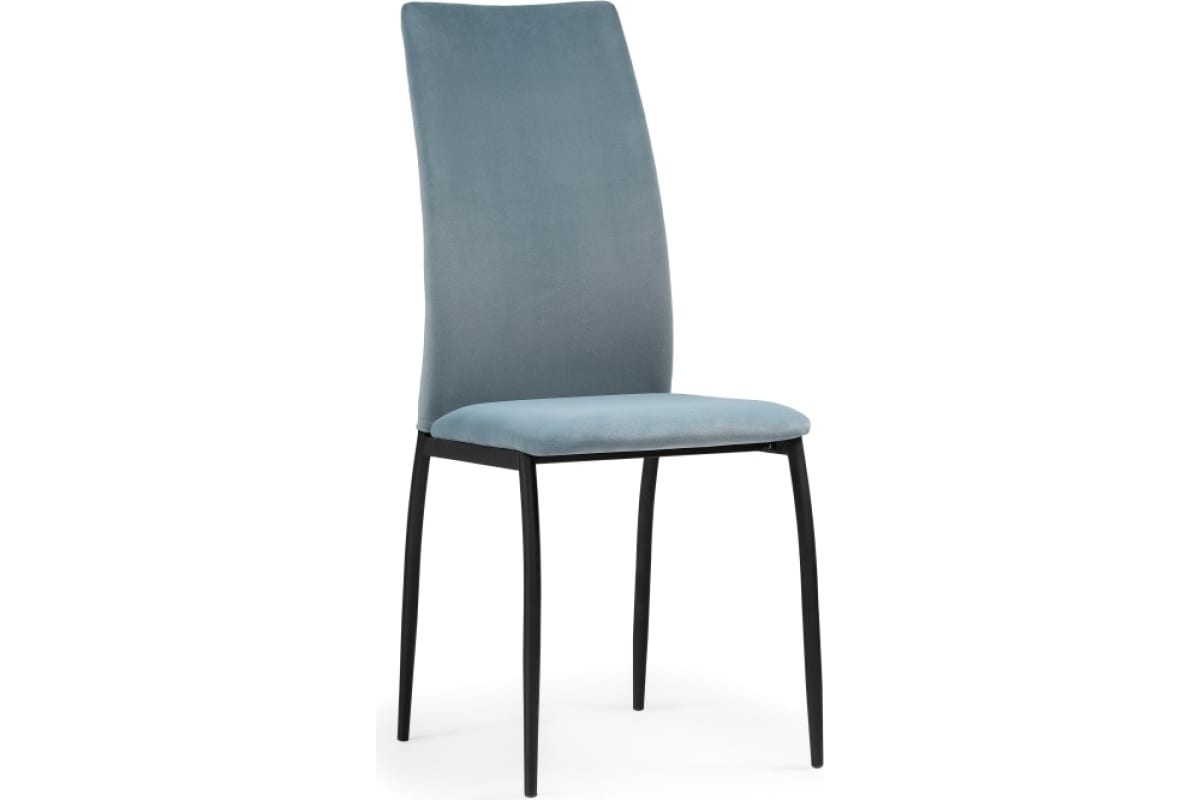 

Woodville стул на металлокаркасе tod light blue / black 15360