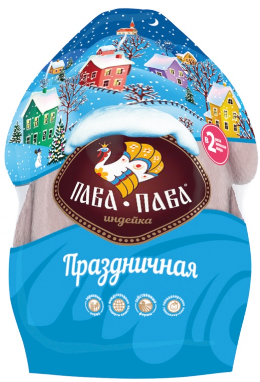 

Тушка индейки Пава Пава замороженная ~4 кг