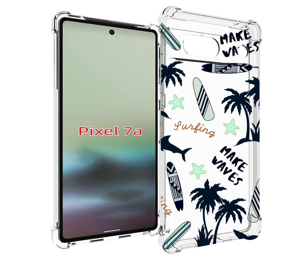 

Чехол MyPads пляжная-тематика для Google Pixel 7A, Tocco