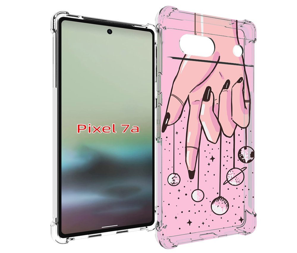 

Чехол MyPads планеты-на-пальцах для Google Pixel 7A, Tocco