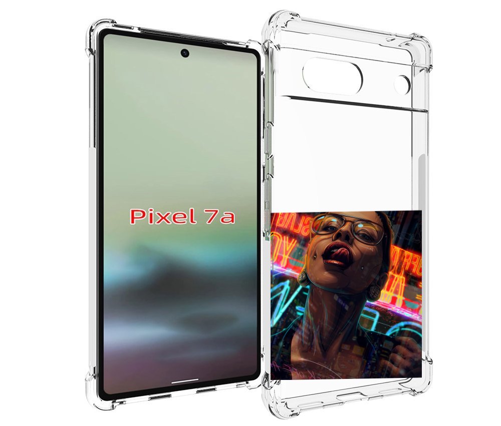 

Чехол MyPads пирсинги-в-щеках для Google Pixel 7A, Tocco