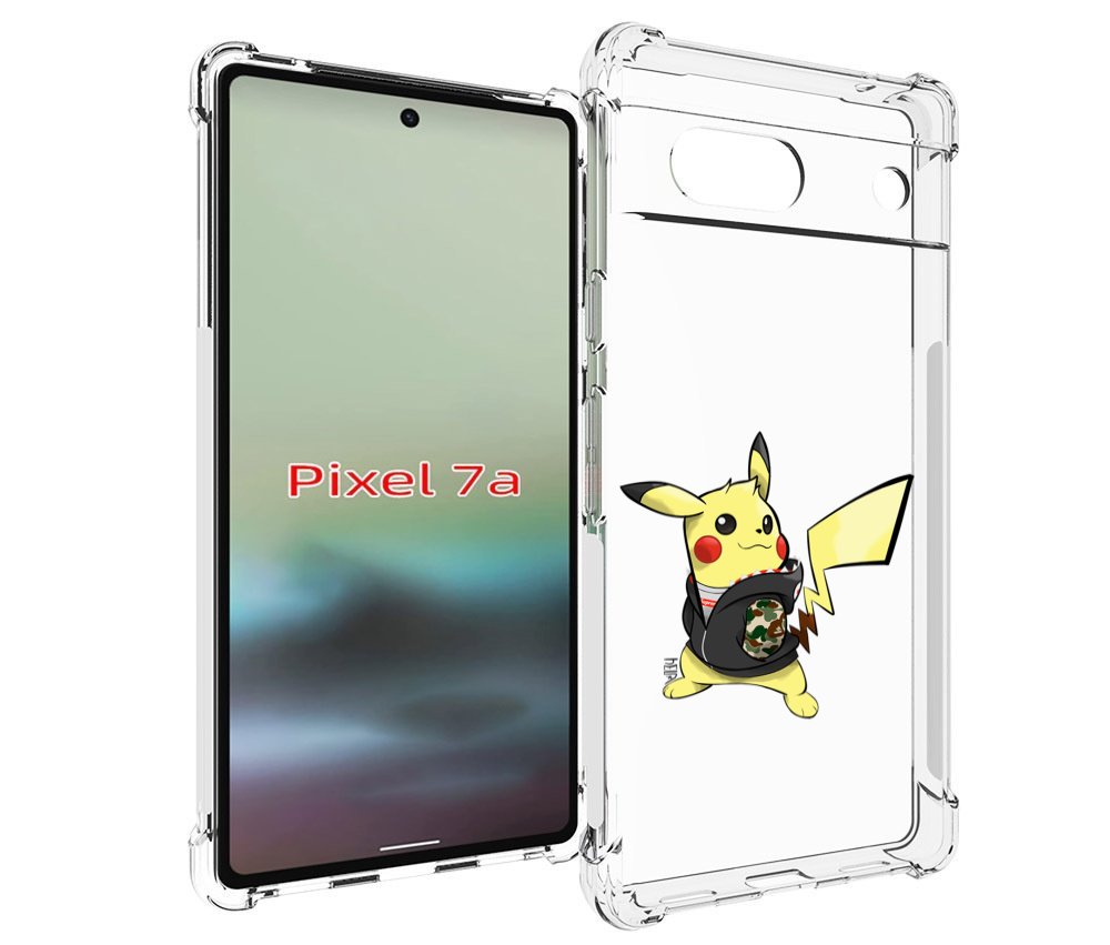 

Чехол MyPads пикачу для Google Pixel 7A, Tocco