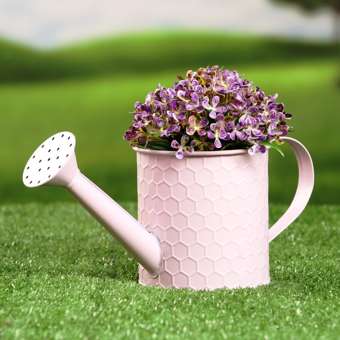 

Цветочное кашпо Лейка гленна 9424080 розовый 1 шт., Лейка гленна