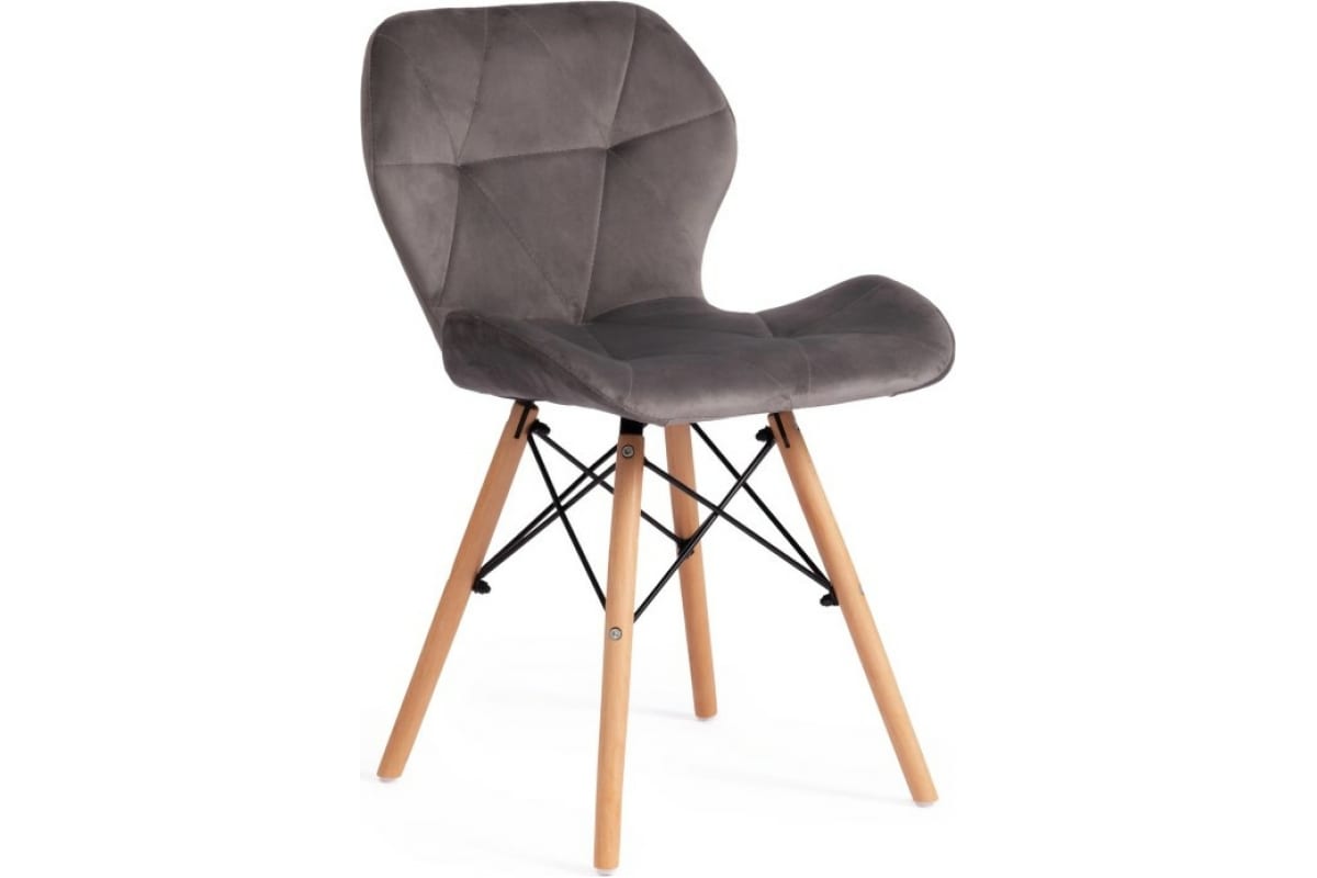 

Tetchair Стул STUTTGART (mod. 74) / 1 шт. в упаковке вельвет/дерево береза / металл, 50x47