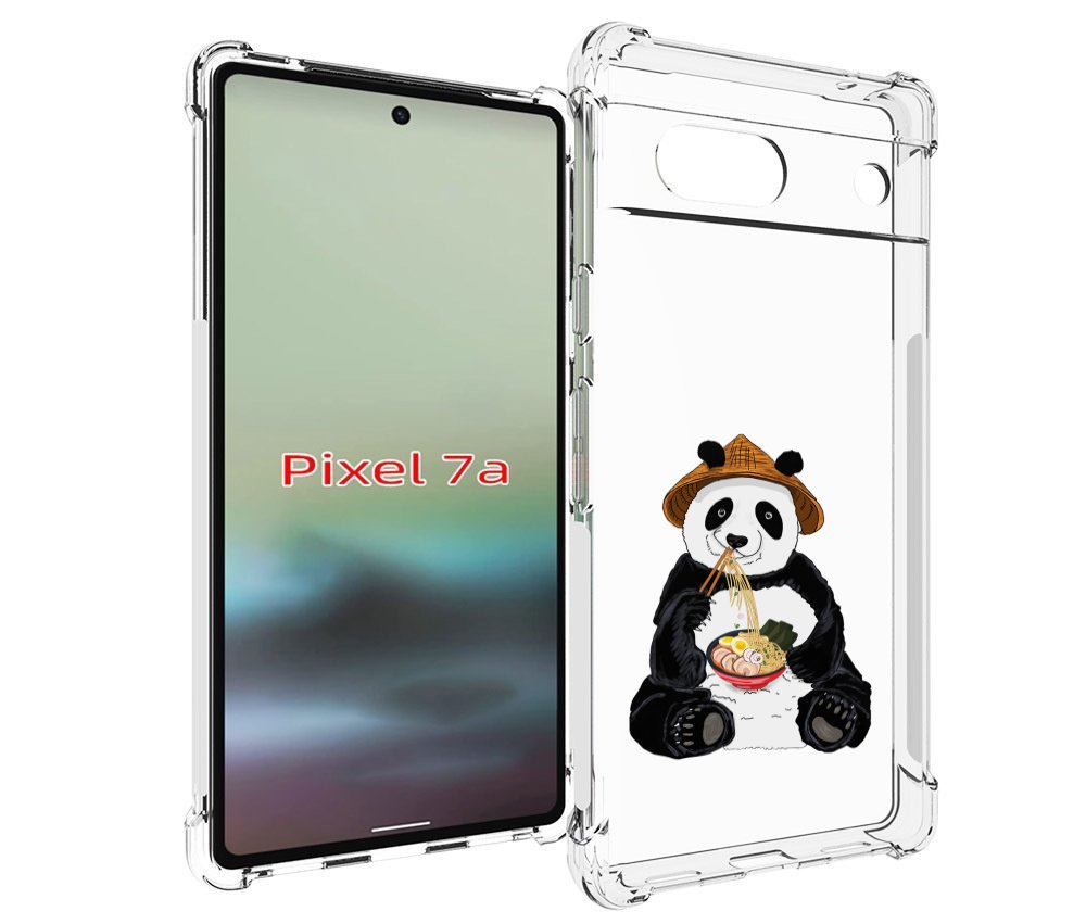 

Чехол MyPads панда-любит-лапшу для Google Pixel 7A, Tocco