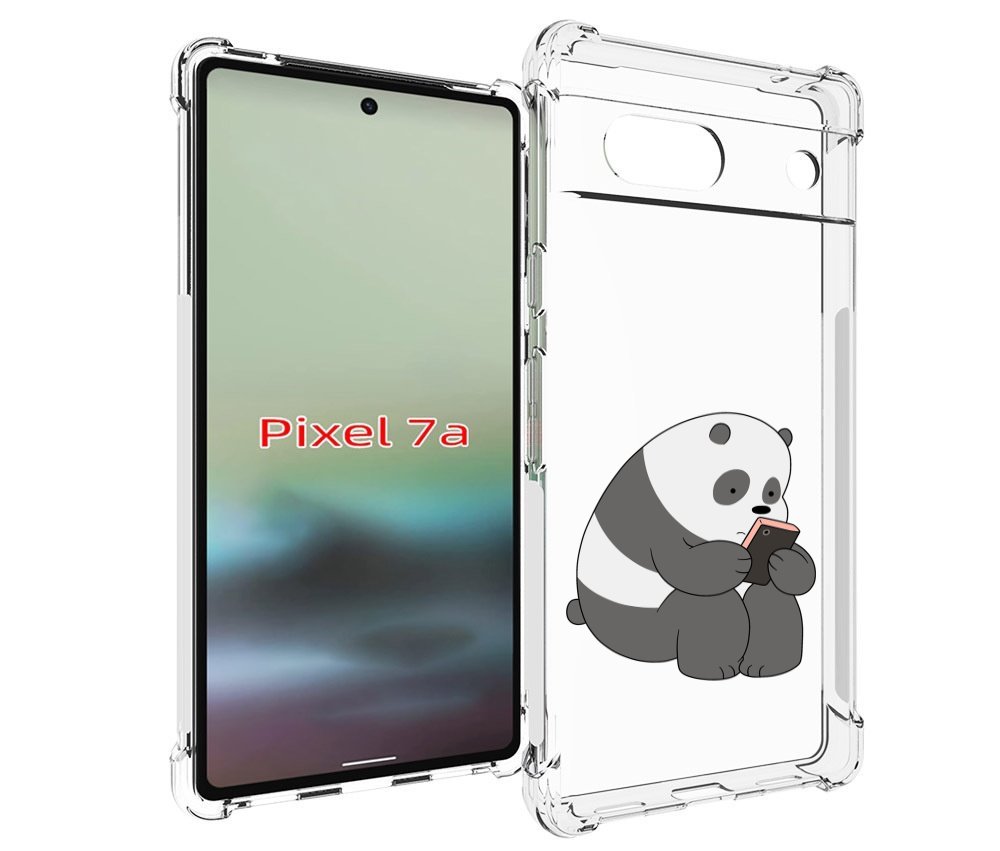 

Чехол MyPads панда-в-телефоне для Google Pixel 7A, Tocco