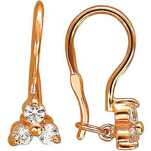 

Серьги женские из золота Эстет 01С118269, фианит, 01С118269