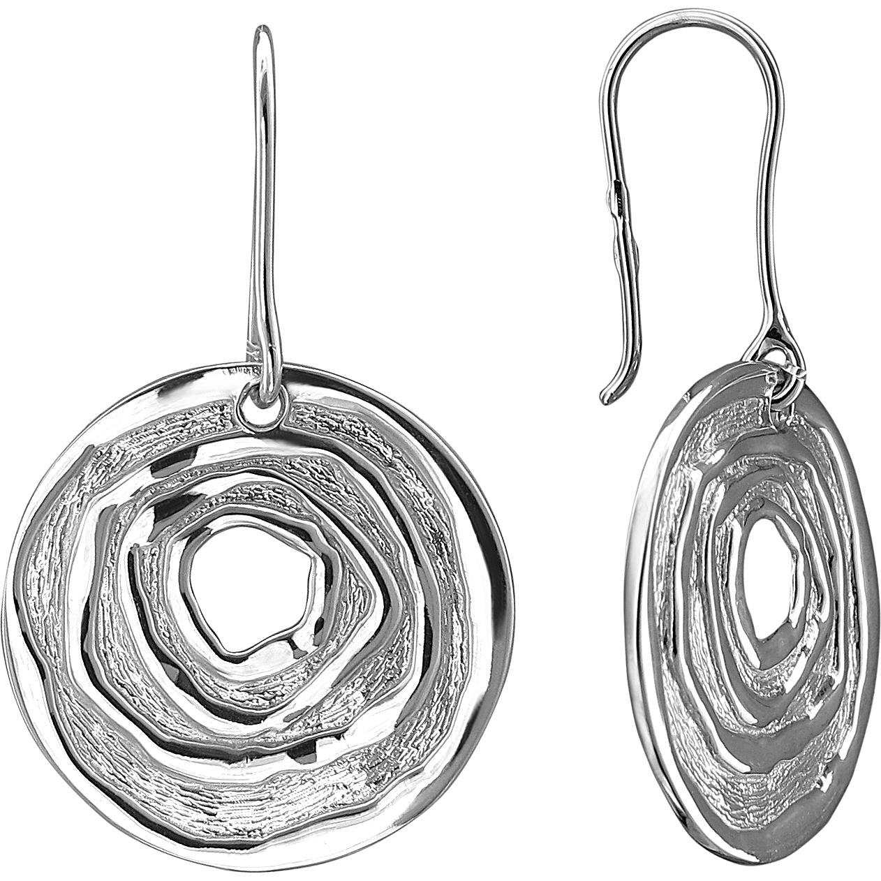 

Серьги женские из серебра Эстет 01С0513038, без вставки, 01С0513038