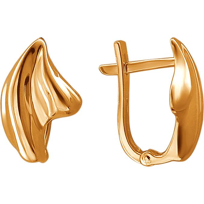 

Серьги женские из золота Эстет 01С0112935, без вставки, 01С0112935