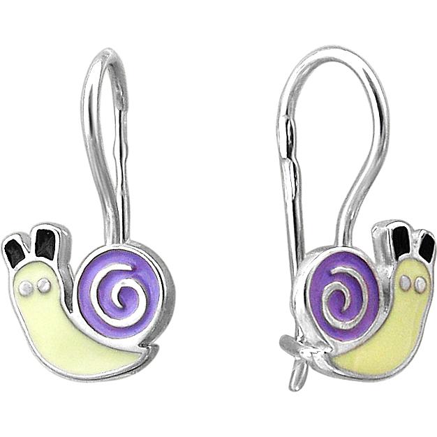 

Серьги женские из серебра с эмалью Мириада Б19С051434Э, Б19С051434Э