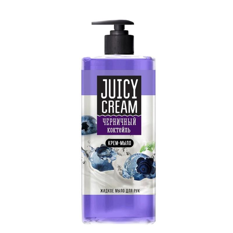 

Мыло жидкое Juicy Cream Черничный коктейль 1 л с дозатором, 1462126, Juicy Cream
