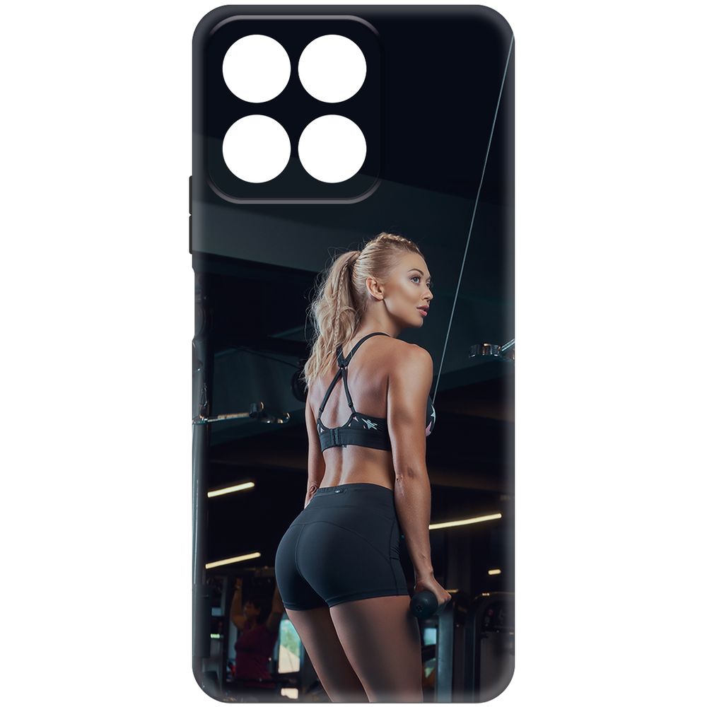 

Чехол-накладка Krutoff Soft Case Шорты женские для Honor X7c черный