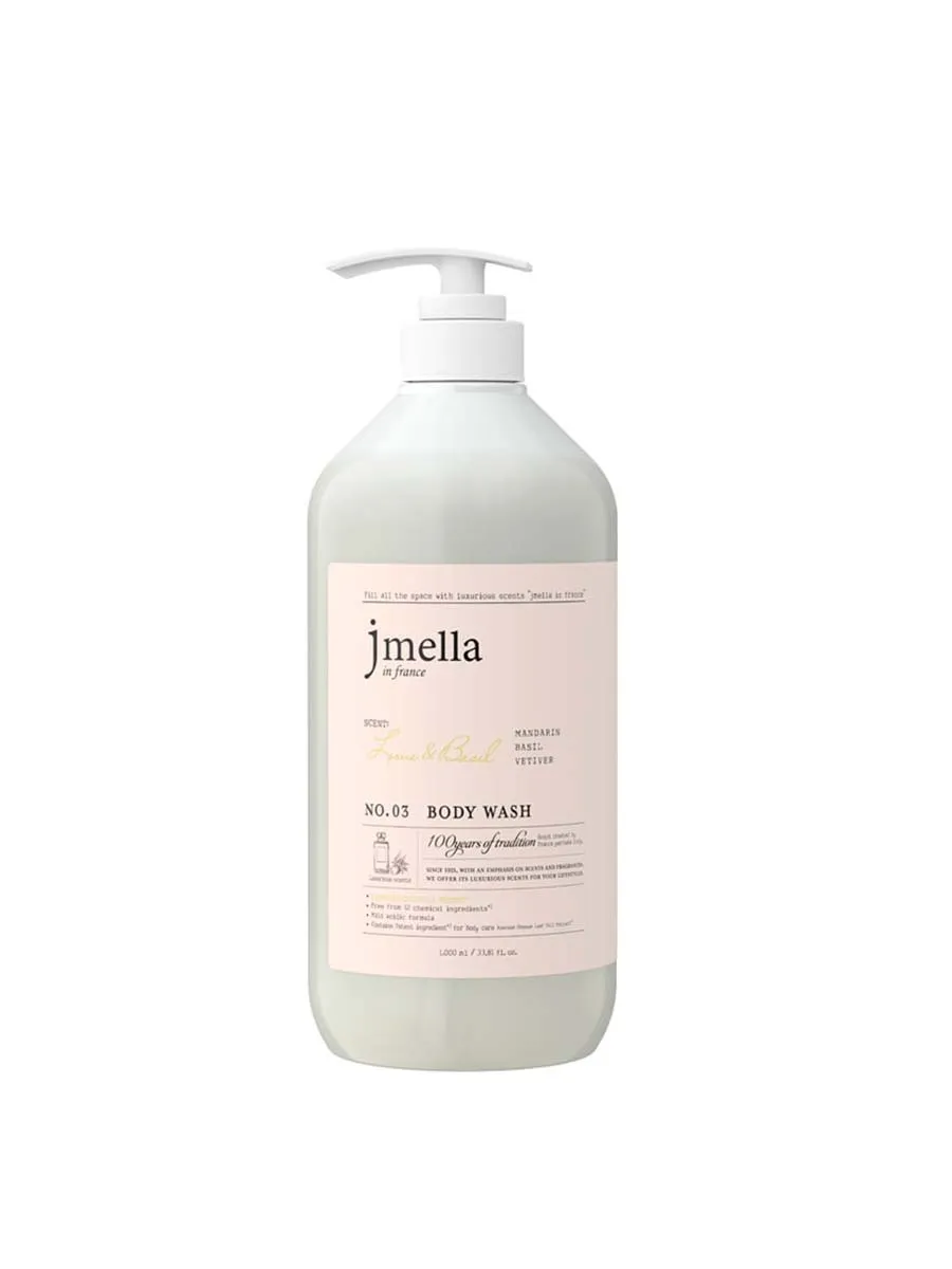Гель для душа Лайм и базилик JMella In France Lime  Basil Body Wash