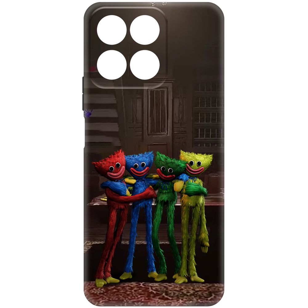 

Чехол-накладка Krutoff Soft Case Хаги Ваги - Мини-Хаги для Honor X7c черный