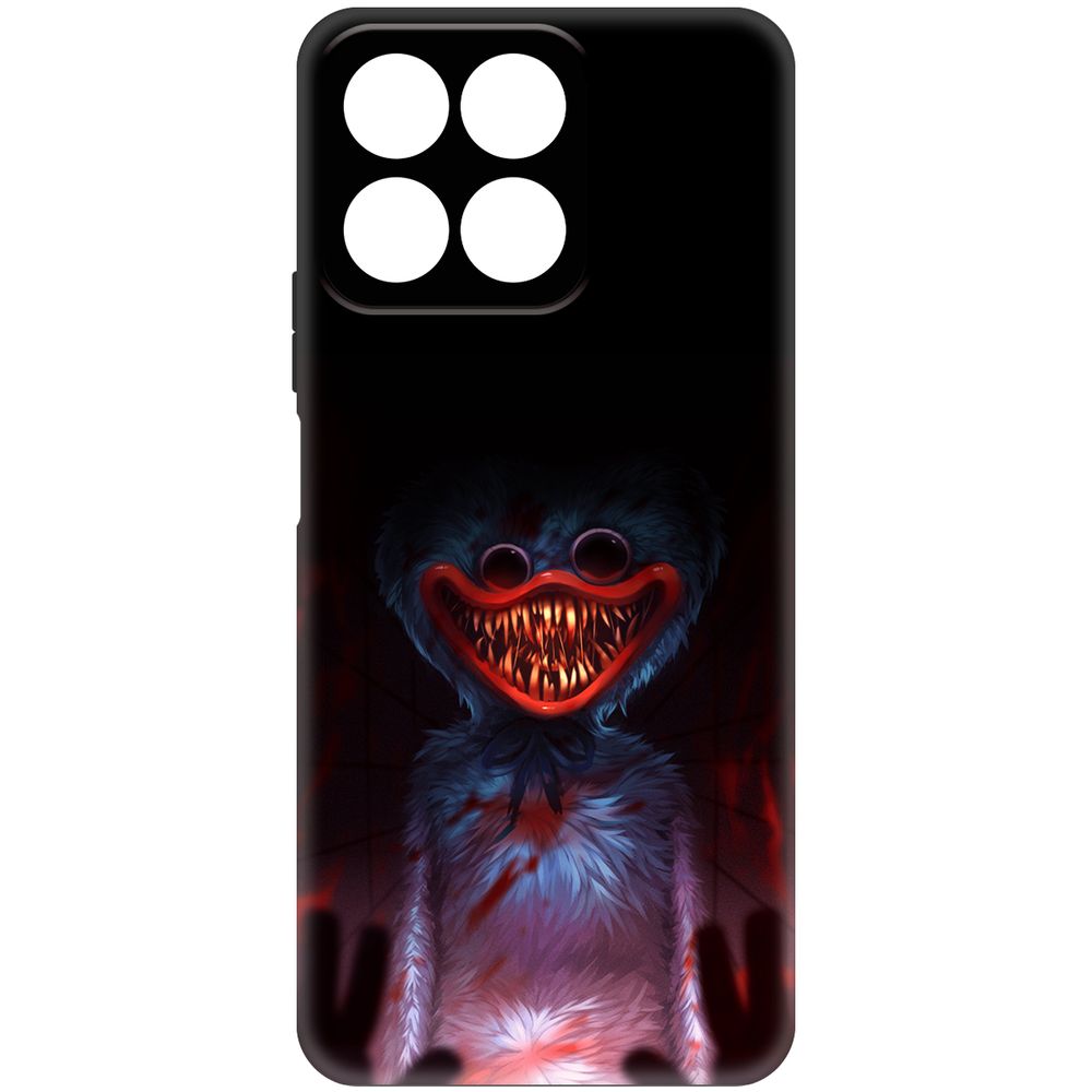 

Чехол-накладка Krutoff Soft Case Атака Хаги Ваги для Honor X7c черный