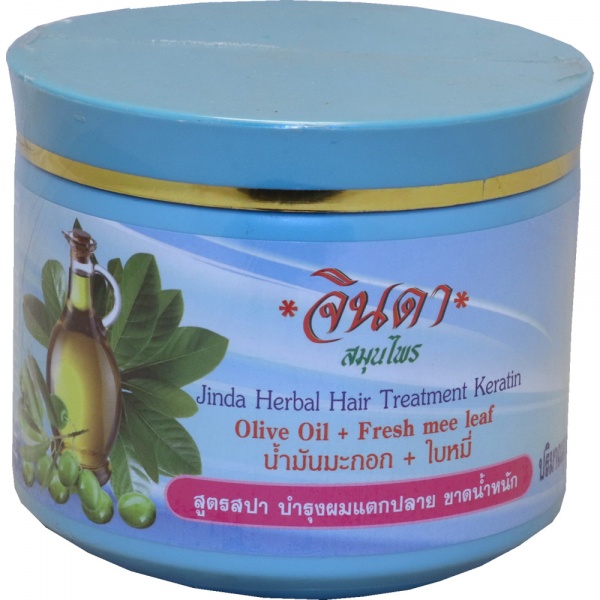

Jinda herbal treatment olive oil маска для волос восстанавлнение и увлажнение 400 г