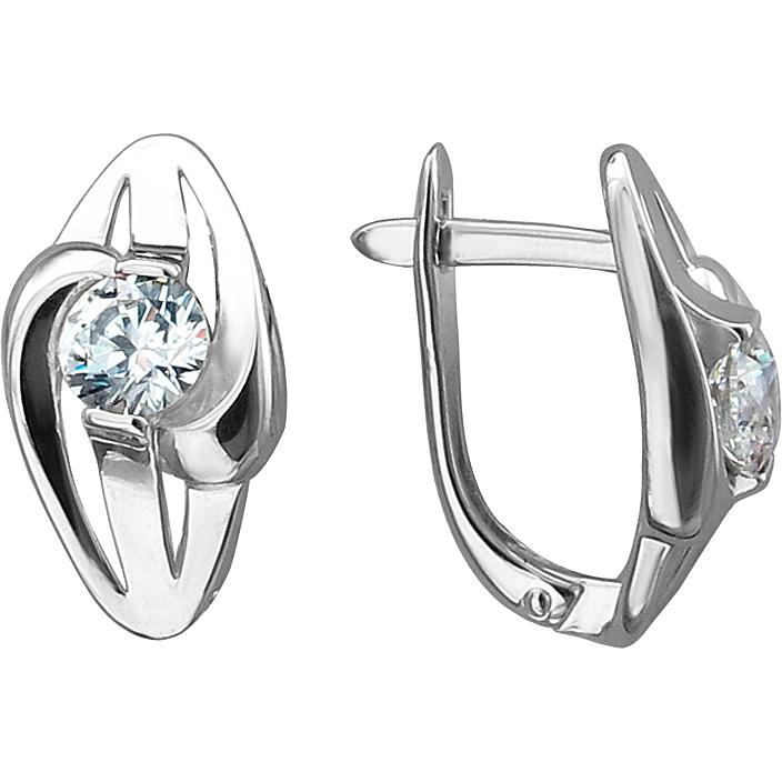 

Серьги женские из серебра Эстет Н12С156494, swarovski