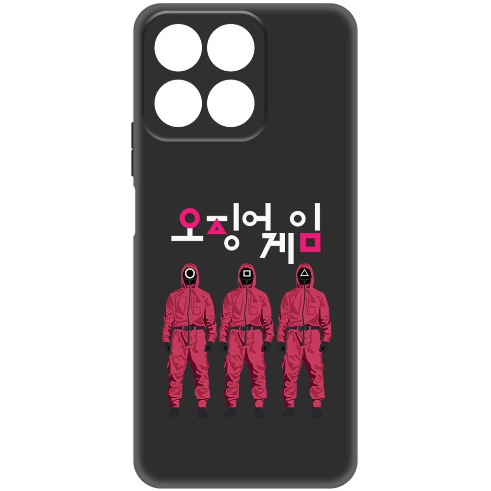 

Чехол-накладка Krutoff Soft Case Игра в кальмара-Персонал для Honor X7c черный