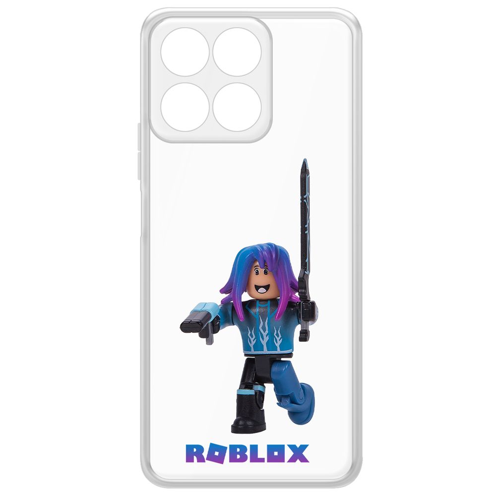 

Чехол-накладка Krutoff Clear Case Roblox-Паркурщик для Honor X7c, Прозрачный