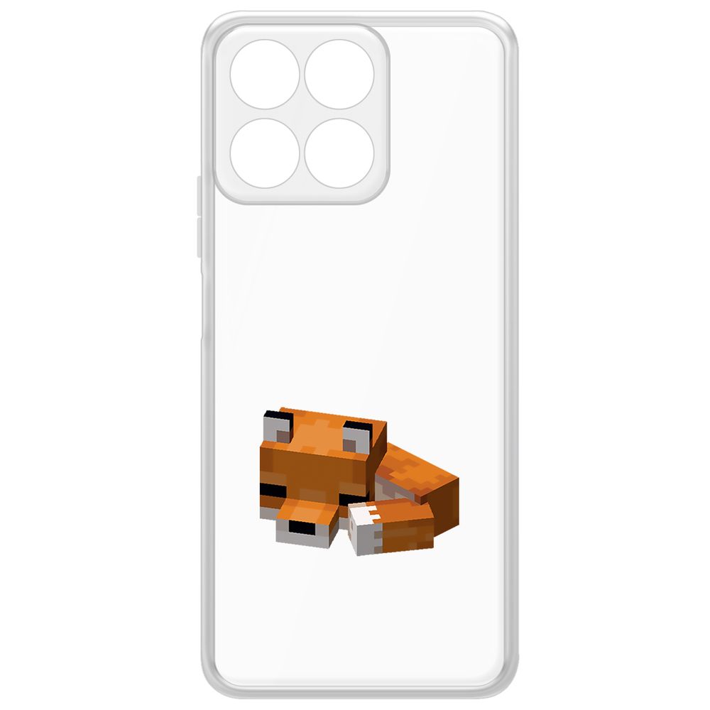 

Чехол-накладка Krutoff Clear Case Minecraft-Спящий Лисенок для Honor X7c, Прозрачный