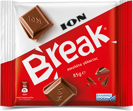 Шоколад ION | Break, молочный, 85 г