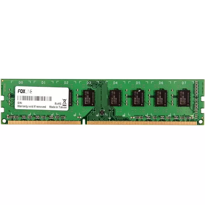 

Оперативная память Foxline (FL3200D4U22-8G), DDR4 1x8Gb, 3200MHz