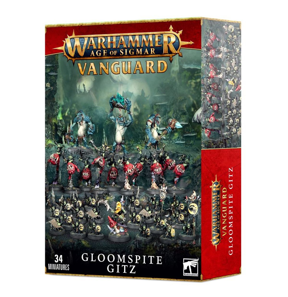 Миниатюры для игры Games Workshop Warhammer Age of Sigmar: Vanguard Gloomspite Gitz 70-02