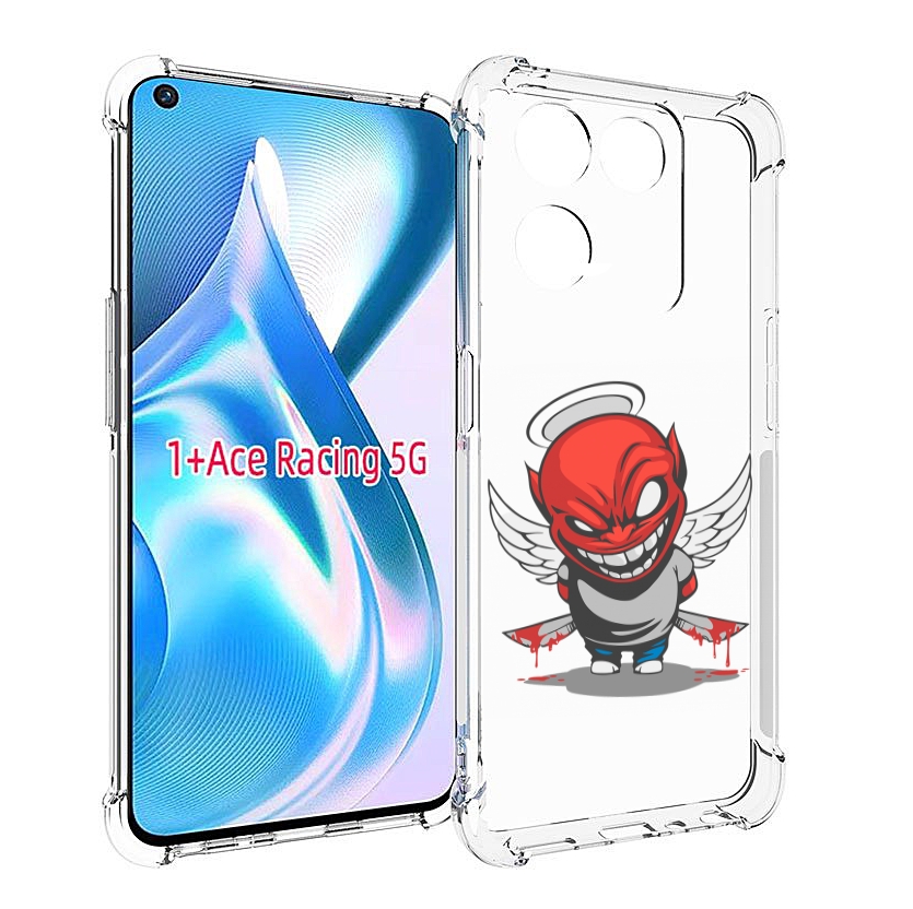 

Чехол MyPads злой-ангел для OnePlus Ace Racing, Прозрачный, Tocco