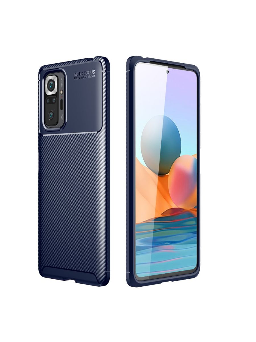 

Brodef Beetle Силиконовый чехол для Xiaomi Redmi Note 10 Pro Черный