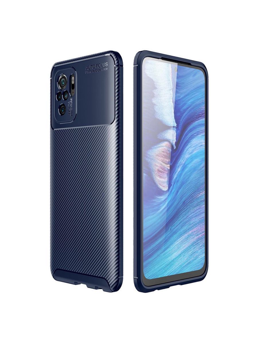 

Brodef Beetle Силиконовый чехол для Xiaomi Redmi Note 10 Черный