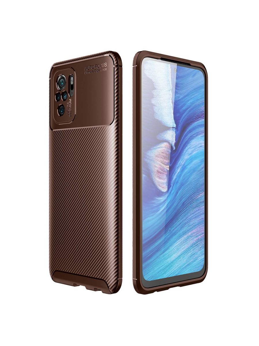 

Brodef Beetle Силиконовый чехол для Xiaomi Redmi Note 10 Синий