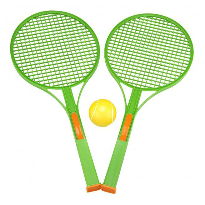 фото Набор теннисных ракеток с мячом разноцветные one two fun