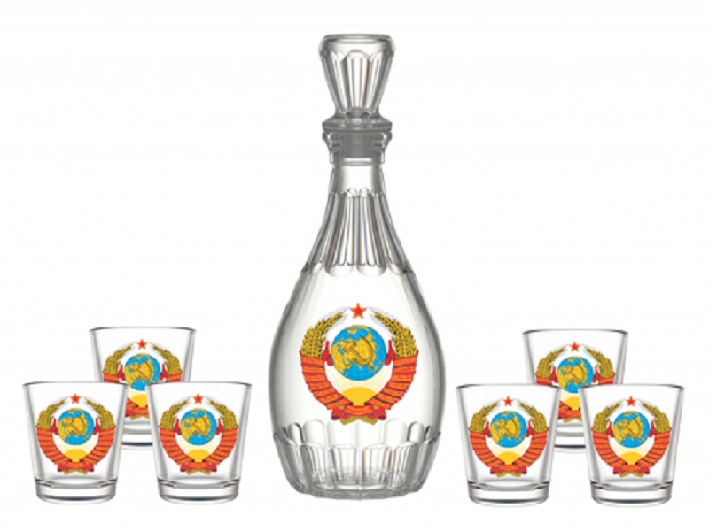 

Набор д/вина 7пр.арт.1231-Д "СССР"