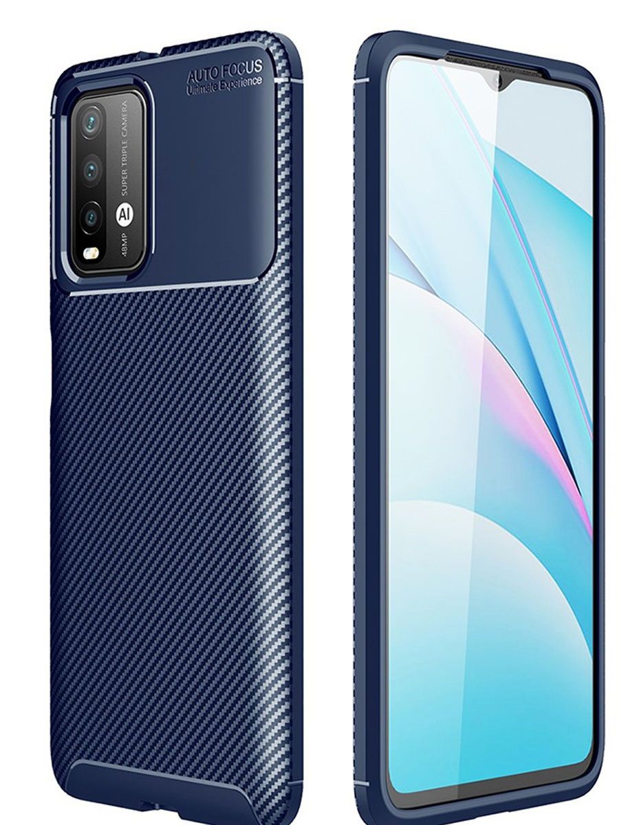 

Brodef Beetle Силиконовый чехол для Xiaomi Redmi 9T/Poco M3 Черный