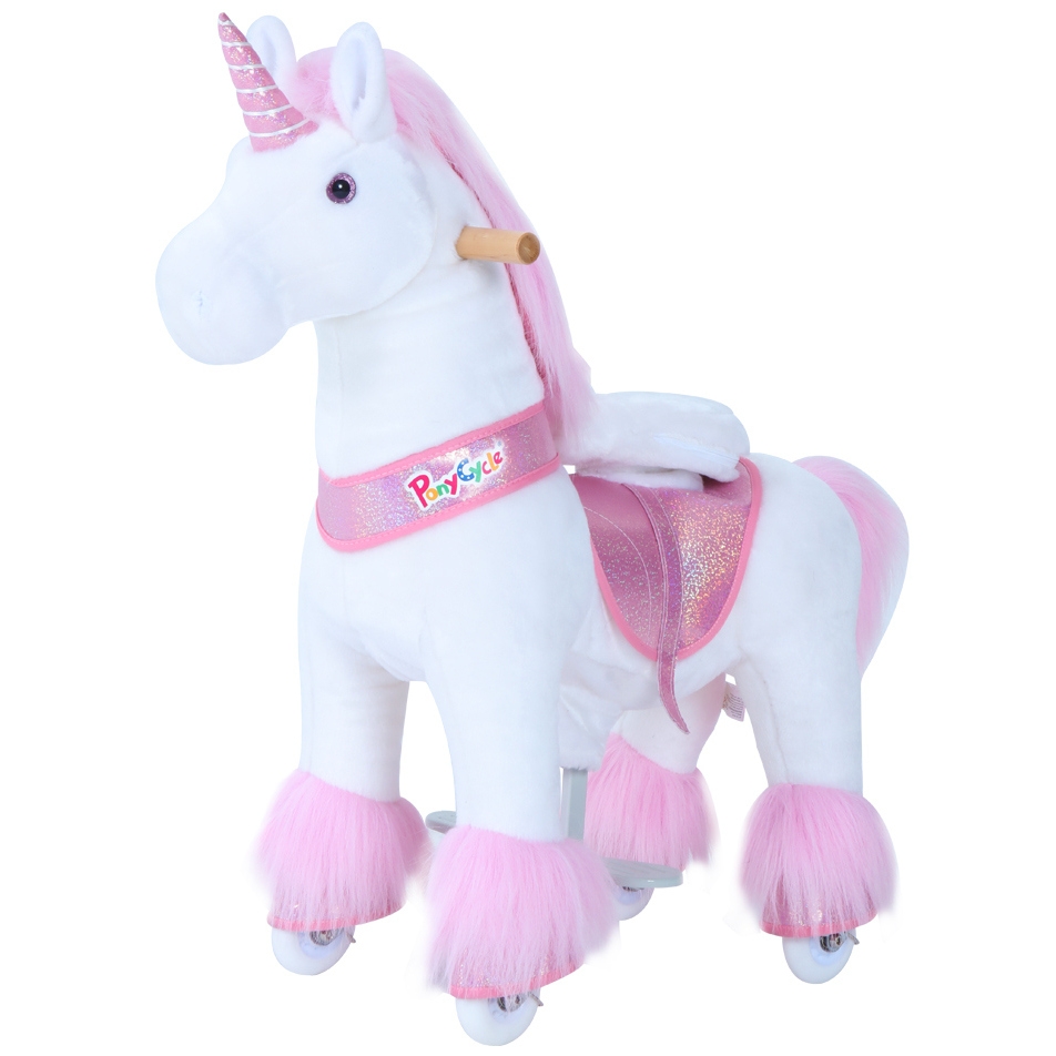 Поницикл Малый Ponycycle Единорог Озвученный С Ручным Тормозом - Розовый