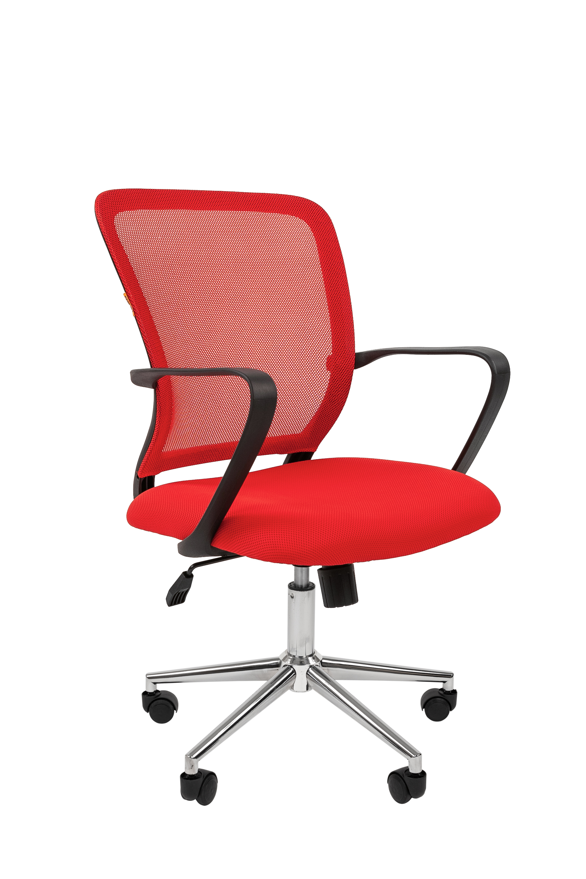 фото Компьютерное кресло chairman 698 хром, красный
