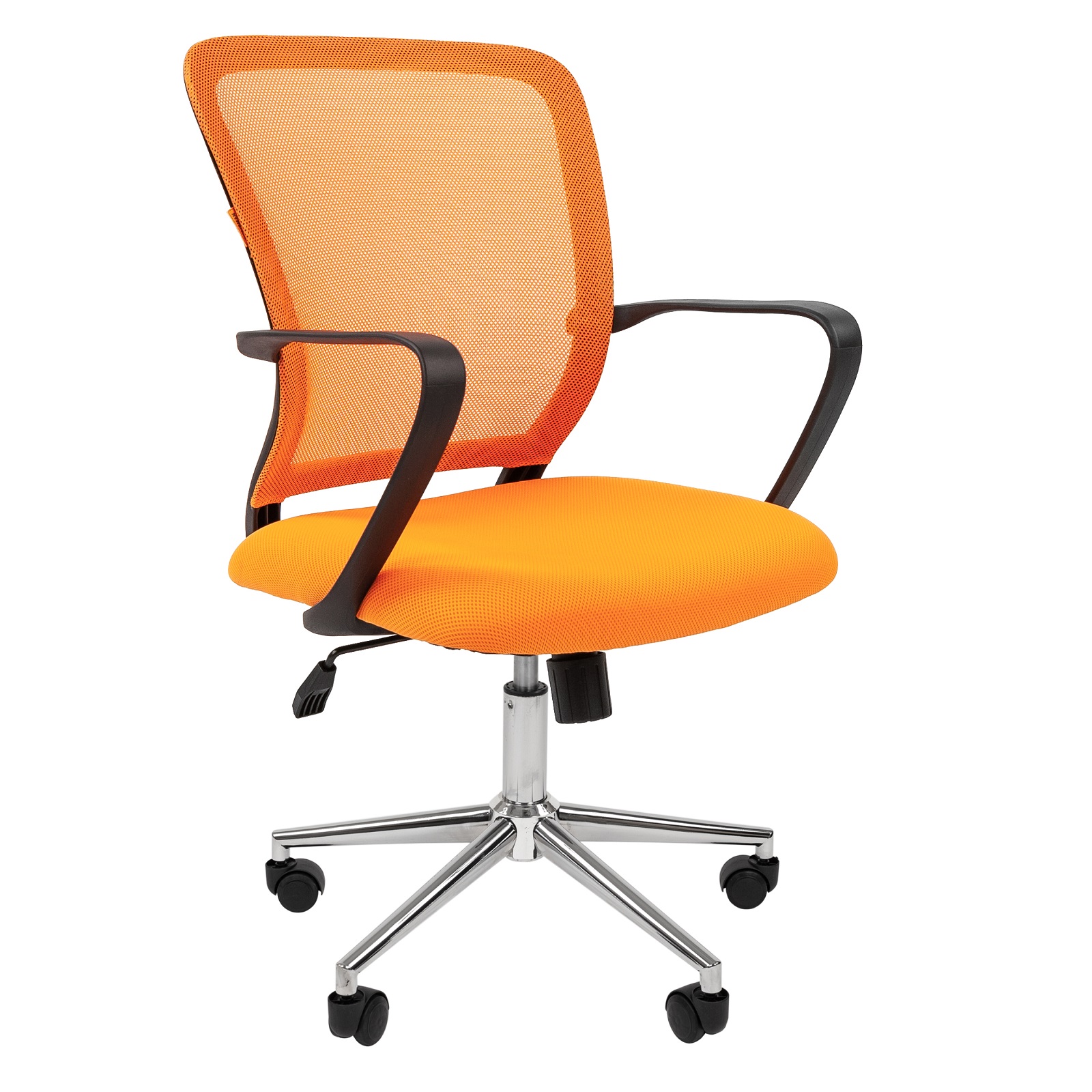 Компьютерное кресло Chairman 698 хром, оранжевый