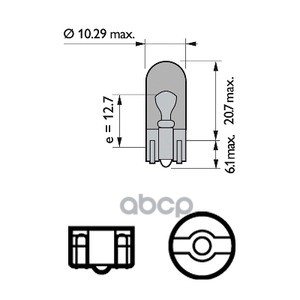 

Лампа Wy5W 12396 Nа 12V (Картонная Упаковка) PHILIPS 12396nacp