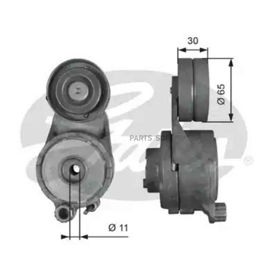 

T39294_ролик натяжной приводного ремня MB W204/S204/W212/S212 07>
