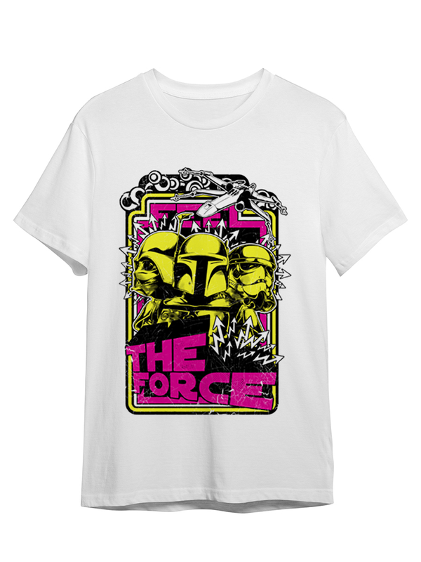 

Футболка унисекс СувенирShop Абстракция The force / Stormtrooper белая 3XL (56-58), Абстракция "The force / Stormtrooper / Star Wars" 56