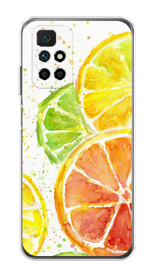 

Чехол на Xiaomi Redmi 10 "Цитрусовые", Белый;желтый;красный;зеленый, 311350-1