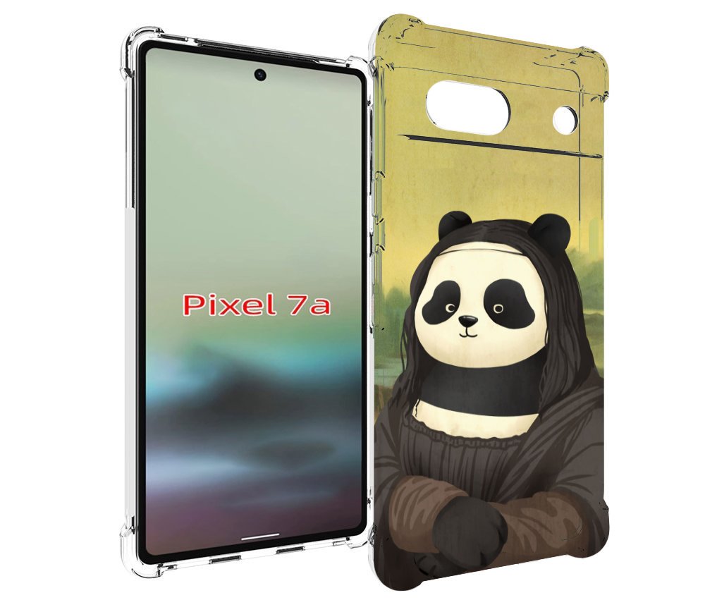 

Чехол MyPads панда монализа для Google Pixel 7A, Tocco