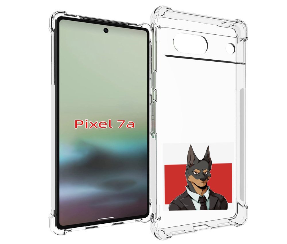 

Чехол MyPads офисный работник собака для Google Pixel 7A, Tocco