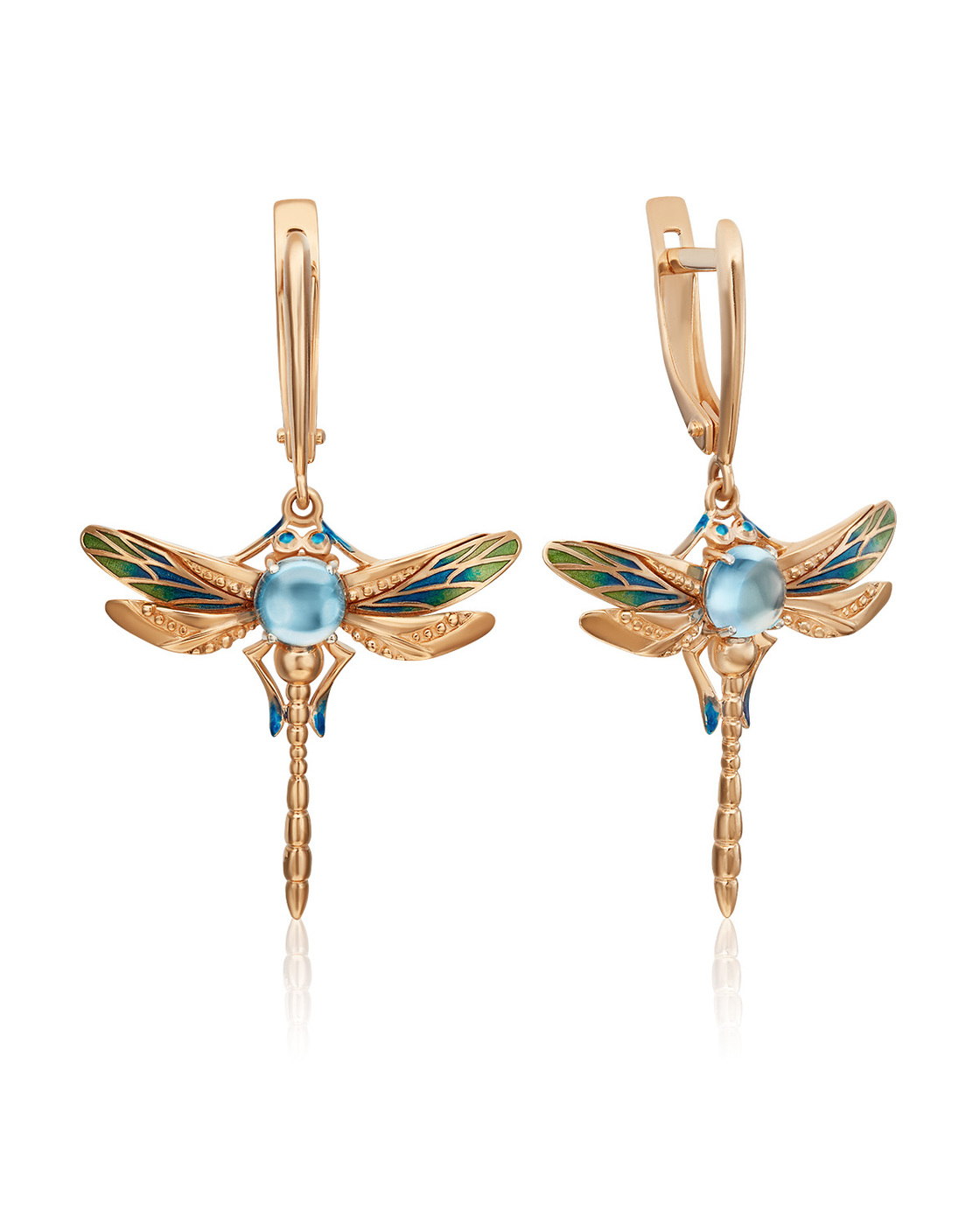 

Серьги из красного золота с топазом PLATINA jewelry 02-4685-00-201-1110-57, 02-4685-00-201-1110-57