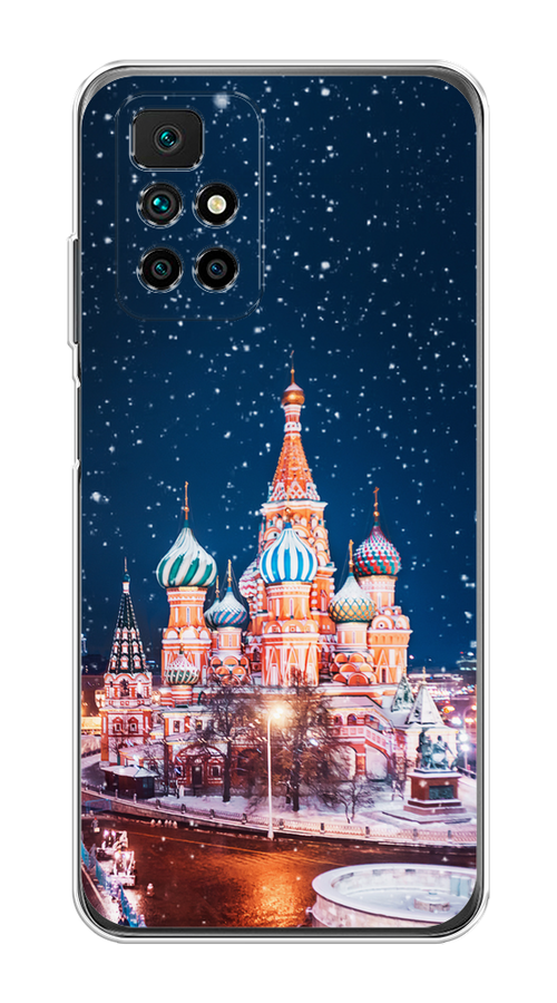 

Чехол на Xiaomi Redmi 10 "Москва 1", Коричневый;синий;белый, 311350-1