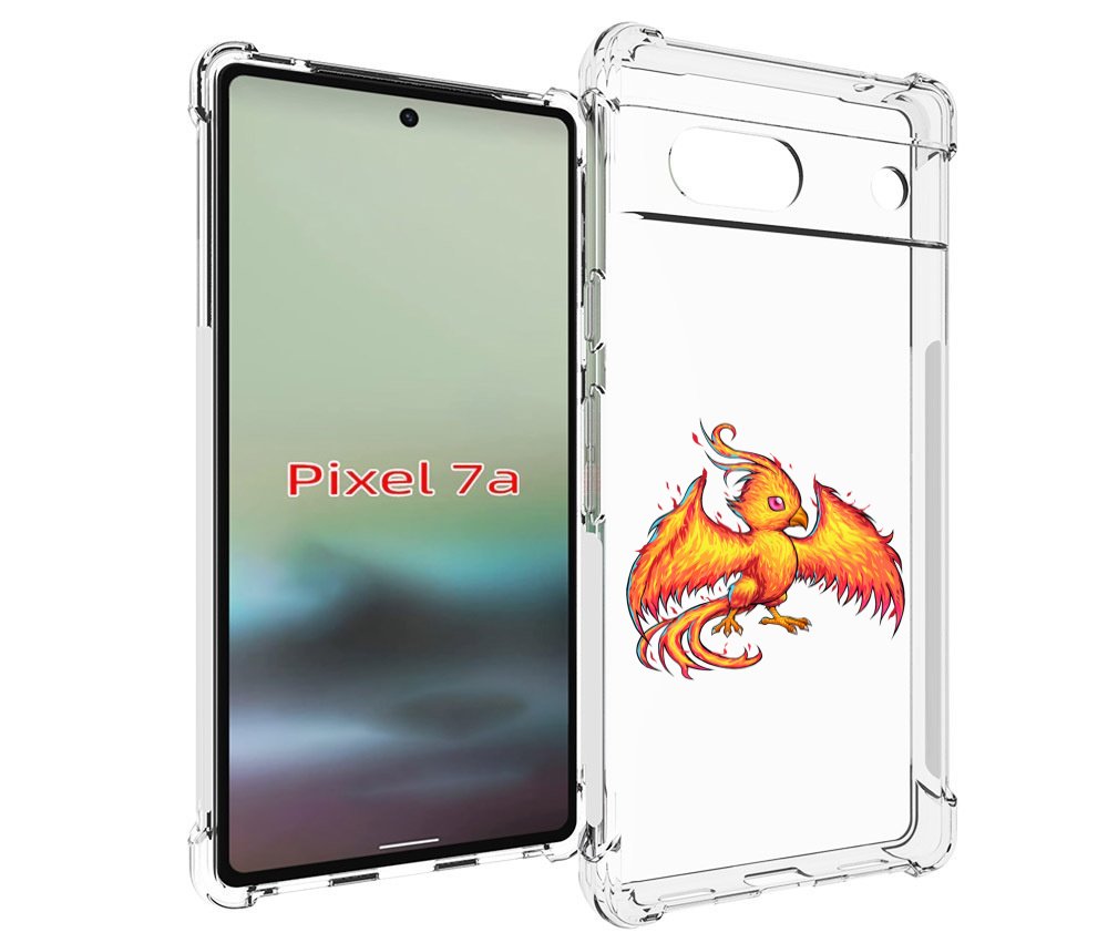 

Чехол MyPads огненная-птичка для Google Pixel 7A, Tocco